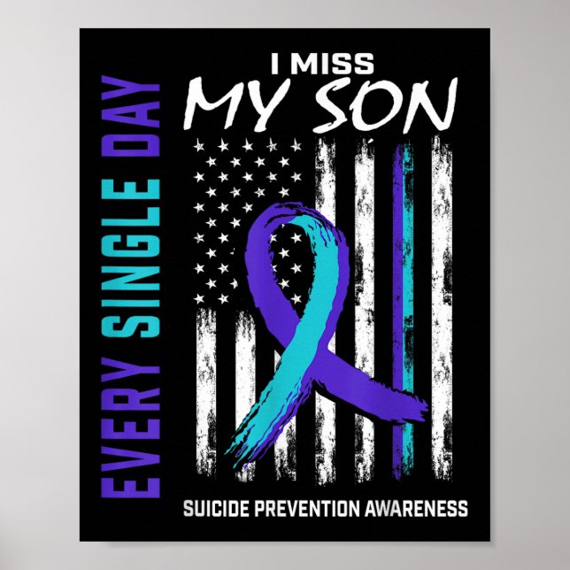 Affiche Je Manque Mon Fils Sensibilisation Au Suicide Prév (Devant)