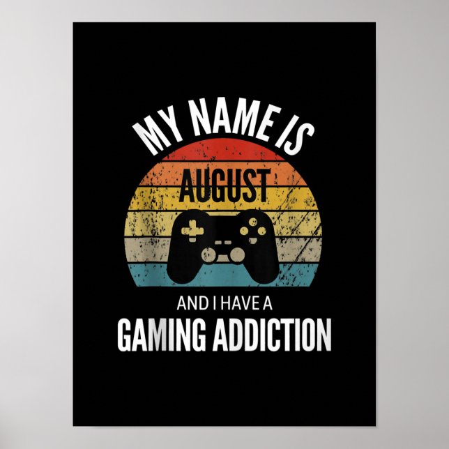 Affiche Je M'Appelle Août Et J'Ai Un Supplément De Jeu (Devant)