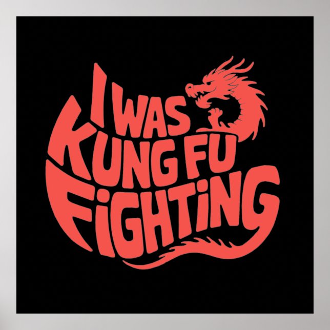 Affiche Je me battais pour le kung fu (Devant)