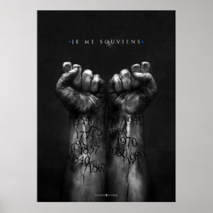 Affiche Je me souviens