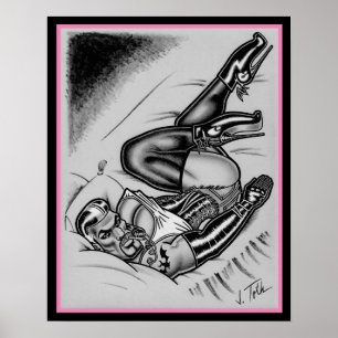 Affiche Je me suis accroché au téléphone...