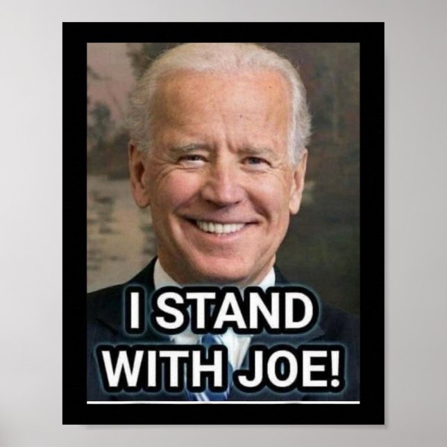 Affiche Je Me Trouve Avec Joe Biden1 (Devant)