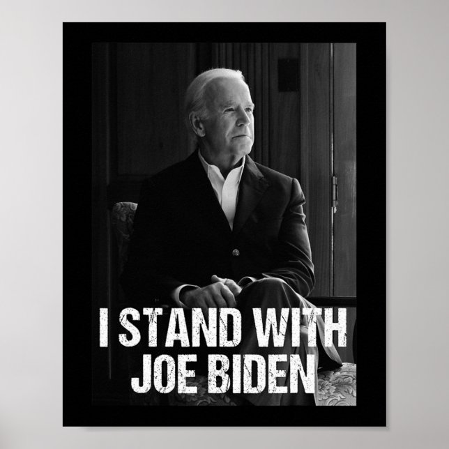 Affiche Je Me Trouve Avec Joe Biden 1 (Devant)
