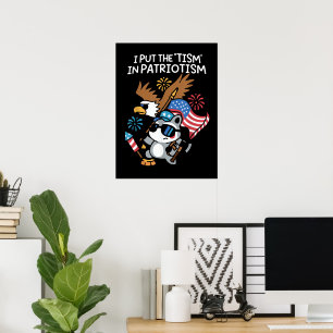 Affiche Je mets le Tisme dans l'Aigle Athlétique Patriotiq