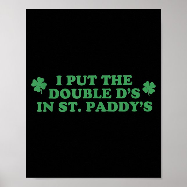 Affiche Je mets les doubles D dans la journée de St-Patric (Devant)