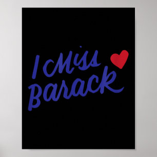 Affiche Je Mlle Barack Barack Obama Président Histoire Pol