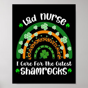Affiche Je M'Occupe De L'Infirmière St Pat Des Shamrocks L