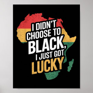 Affiche Je n’ai pas choisi d’être Noir, je viens de deveni