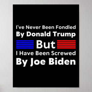 Affiche Je N'Ai Jamais Été Fondé Par Donald Trump, Mais Je