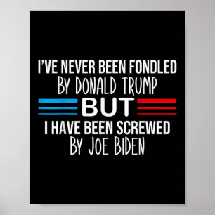 Affiche Je n'ai jamais été impressionné par Donald Trump, 