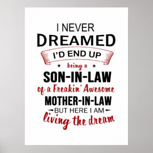 Affiche Je N'Ai Jamais rêvé que je finirais par être un ge