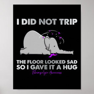 Affiche Je N'Ai Pas Voyagé Le Sol Semblait Triste Donc Je 