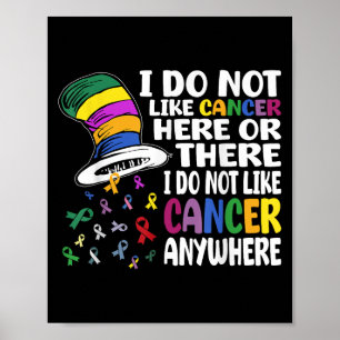 Affiche Je N'Aime Pas Le Cancer Ici Ou Là Académiciens Du