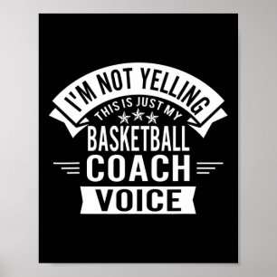 Affiche Je ne crie pas, c'est juste ma voix de coach Sketl