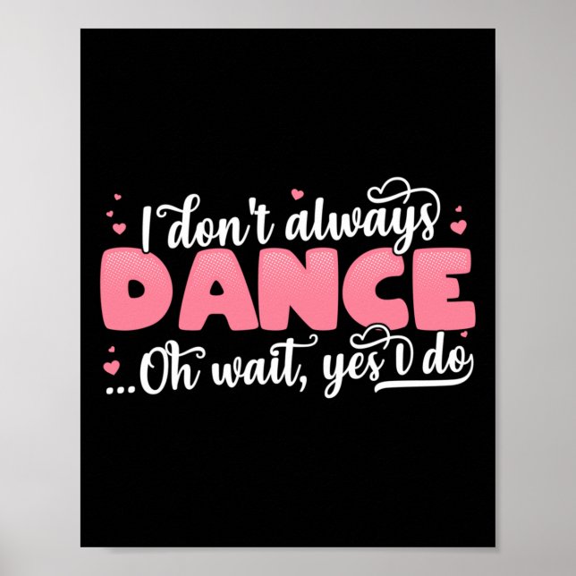 Affiche Je ne danse pas toujours Oh Attends Oui Oui - Mign (Devant)