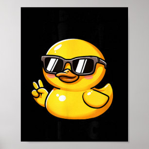 Affiche Je ne donne pas de cadeau amateur de canard drôle