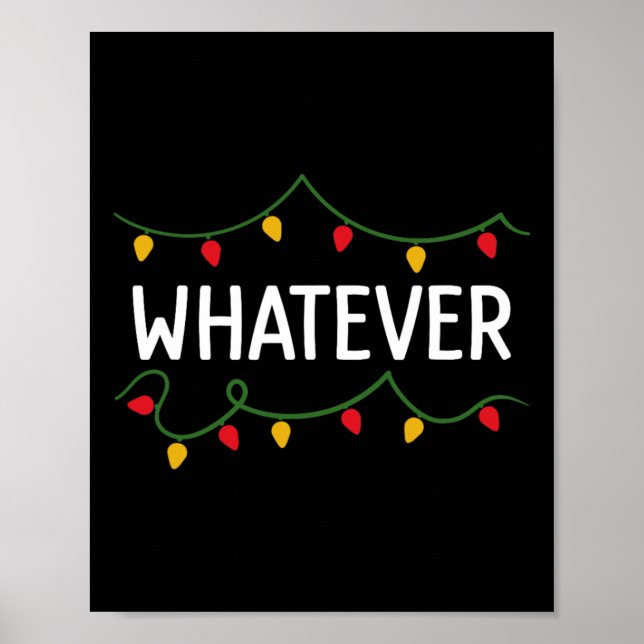 Affiche Je ne fais pas de jumelage de tenues de Noël (Devant)