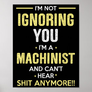 Affiche Je ne fais pas semblant d'ignorer que je suis mach