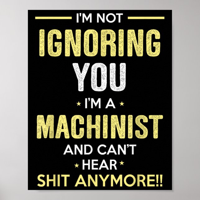 Affiche Je ne fais pas semblant d'ignorer que je suis mach (Devant)