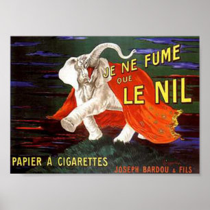 Affiche Je Ne Fume Que Le Nil Elephant Ad