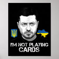 Je ne joue pas aux cartes Zelensky Trump Support