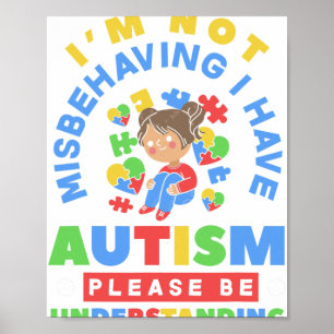 Affiche Je ne me comporte pas mal, j'ai une conscience de