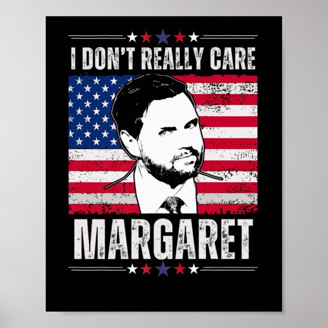 Affiche Je Ne M'Intéresse Pas Vraiment Margaret Jd Vance D (Devant)