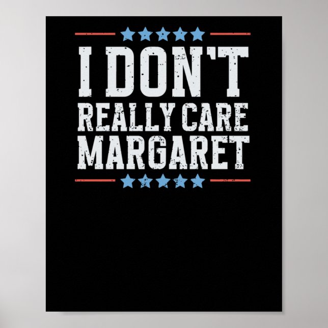 Affiche Je ne m'intéresse pas vraiment Margaret Vice-prési (Devant)