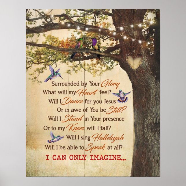 Affiche Je Ne Peux Imaginer Que Le Colibri (Devant)