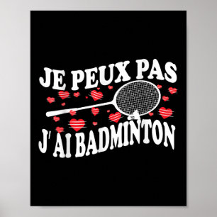 Affiche Je Ne Peux Pas Avoir Un Mauvais Humour De Joueur B