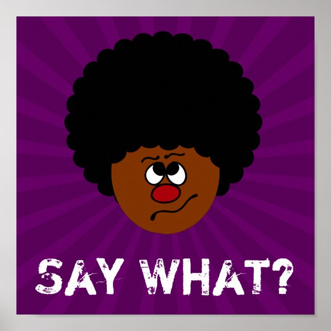 Affiche Je ne peux pas vous avoir bien entendu ; répétez-l (Devant)