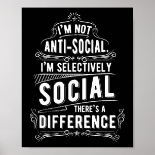 Affiche Je ne suis pas anti-social