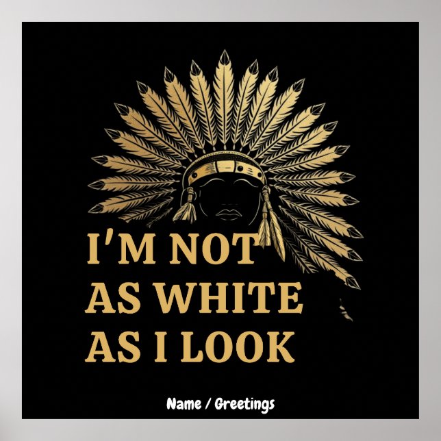 Affiche Je ne suis pas aussi blanc que j'en ai l'air Céléb (Devant)