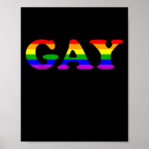 Affiche Je ne suis pas gay mais mon copain est drôle Citat