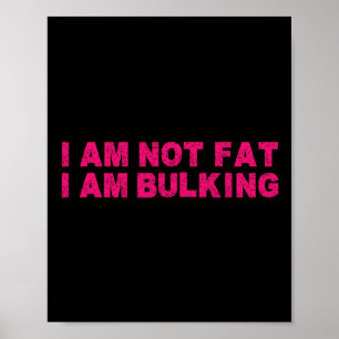 Affiche Je Ne Suis Pas Gros Je Vraiment Fitness Bodybuildi