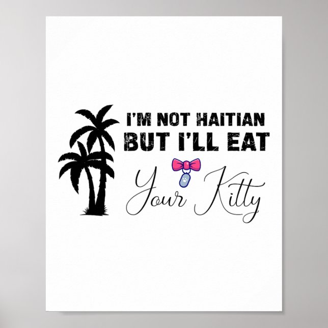 Affiche Je ne suis pas haïtien, mais je vais manger ton Ki (Devant)