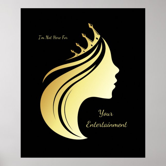 Affiche Je ne suis pas ici pour votre divertissement - Cit (Devant)