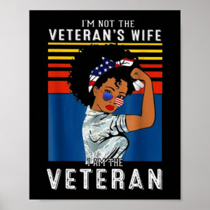 Affiche Je ne suis pas la femme du vétéran, je suis le vét