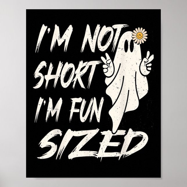 Affiche Je ne suis pas petit Je suis amusant taille Funny  (Devant)