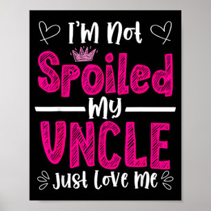 Affiche Je ne suis pas silenced Mon oncle m'aime juste Amo