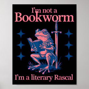 Affiche Je ne suis pas un rat de bibliothèque, je suis une