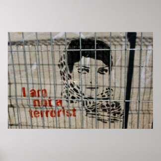 Affiche "Je ne suis pas un terroriste"