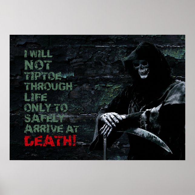 Affiche Je Ne Tiptote Pas Par La Motivation De La Vie (Devant)