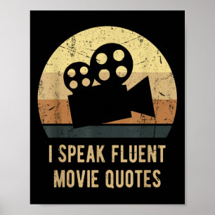 Affiche Je Parle Citations De Film Fluent Citations Vintag
