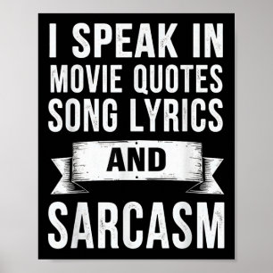 Affiche Je Parle Dans Les Citations De Film Chansons Parol