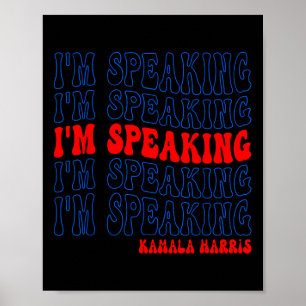 Affiche Je parle de Kamala Harris Election 2024