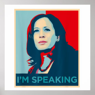 Affiche Je parle Kamala Harris