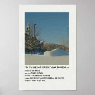 Affiche Je pense à mettre fin aux choses 2020