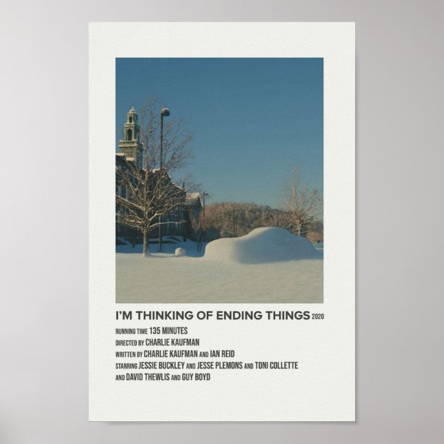 Affiche Je pense à mettre fin aux choses 2020 (Devant)