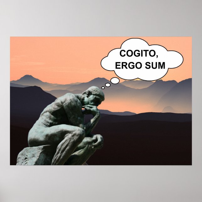 Affiche Je pense, donc je suis (Devant)